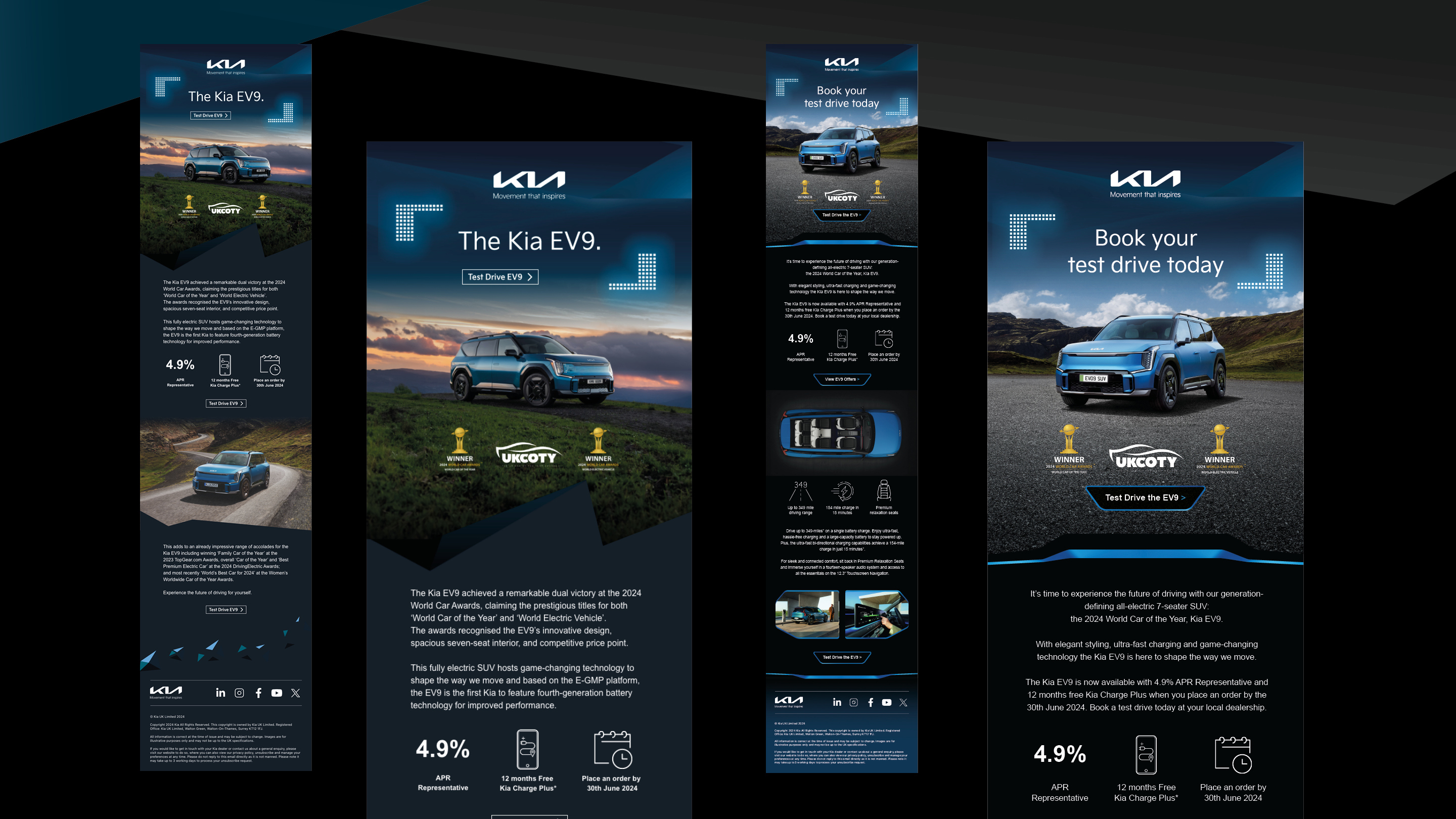 EV9 Electric Experience Email Suite EV9 Electric Experience Email Suite}